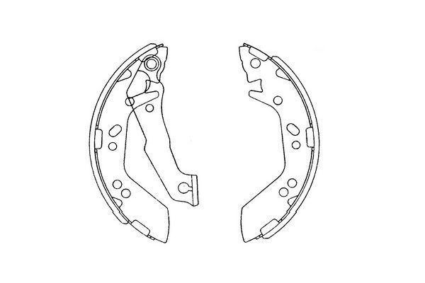 KAVO PARTS Jarrukenkäsarja KBS-3401